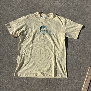 Vintage Grits Girls Raised In The South T-Shirt Womens Medium Yellow 90's Reg